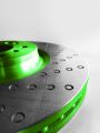 Picture of 2024 Ford Bronco Badlands XBRAKES SMART SLOT KRYPTONITE GREEN Front Rotor X23061901E